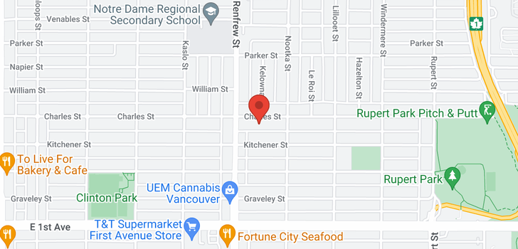 map of 2954 CHARLES STREET